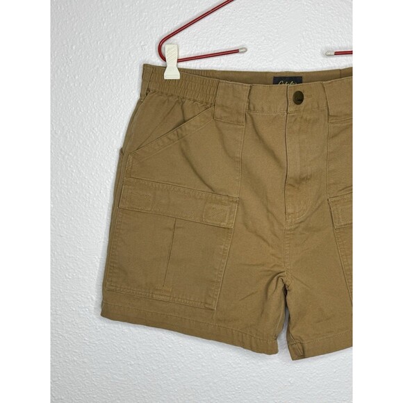 Cabelas Shorts Mens 36 Tan Duck Canvas Trail Cargo Outdoors Hiking Camping - Picture 2 of 10